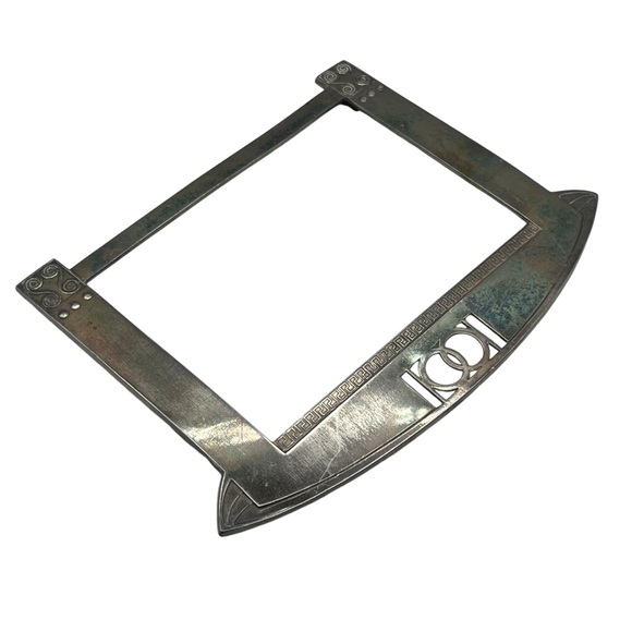 Art Nouveau Germany Jugendstil Secessionist Pewter WMF Photo Picture Frame Part - Picture 4 of 9